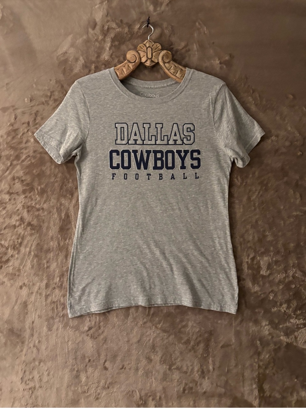 Dallas Cowboys Gray Short Sleeve Tee Women’s Size L Gray
